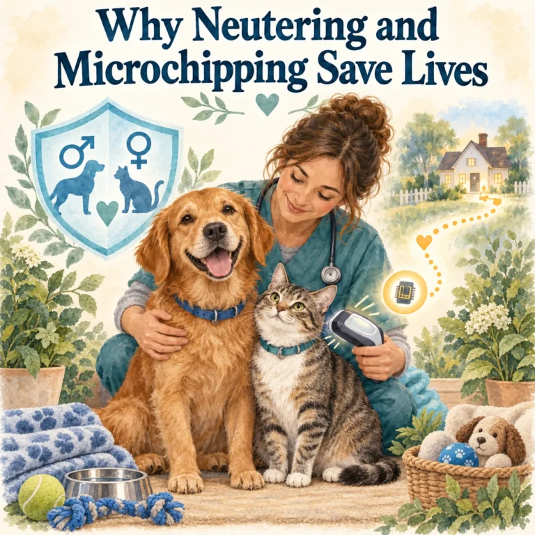 Why Neutering and Microchipping Save Lives